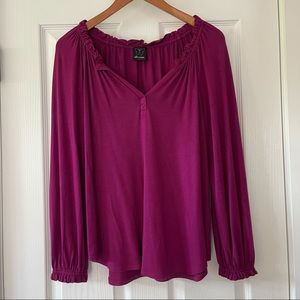 Ella Moss long sleeve flowy top